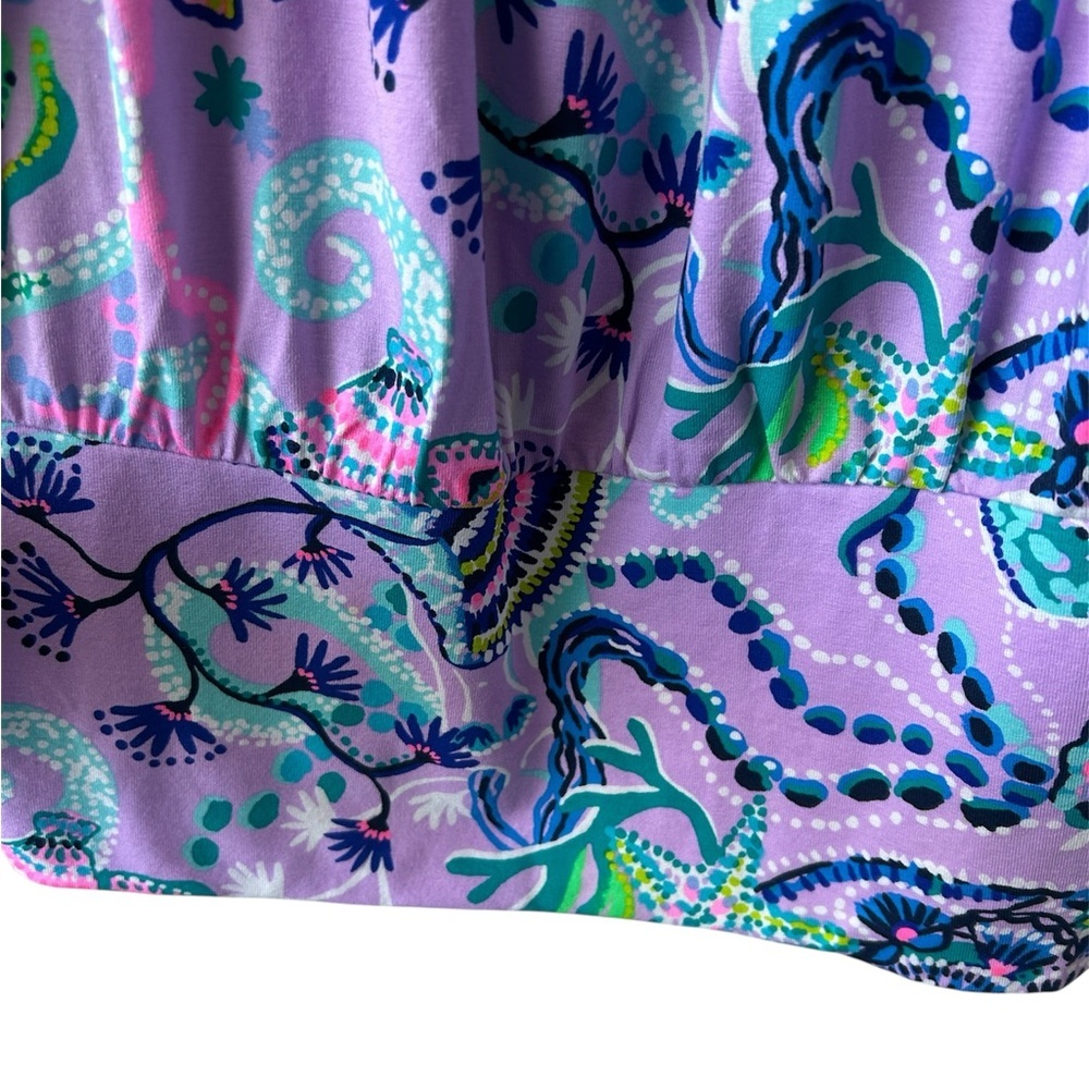 Lilly Pulitzer Purple Blue Halter Tank Top - Picture 5 of 12